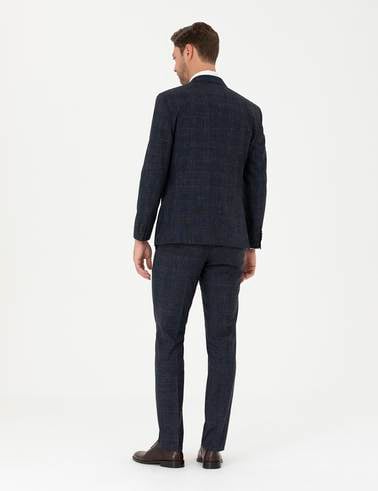 Lacivert Slim Fit Takım Elbise