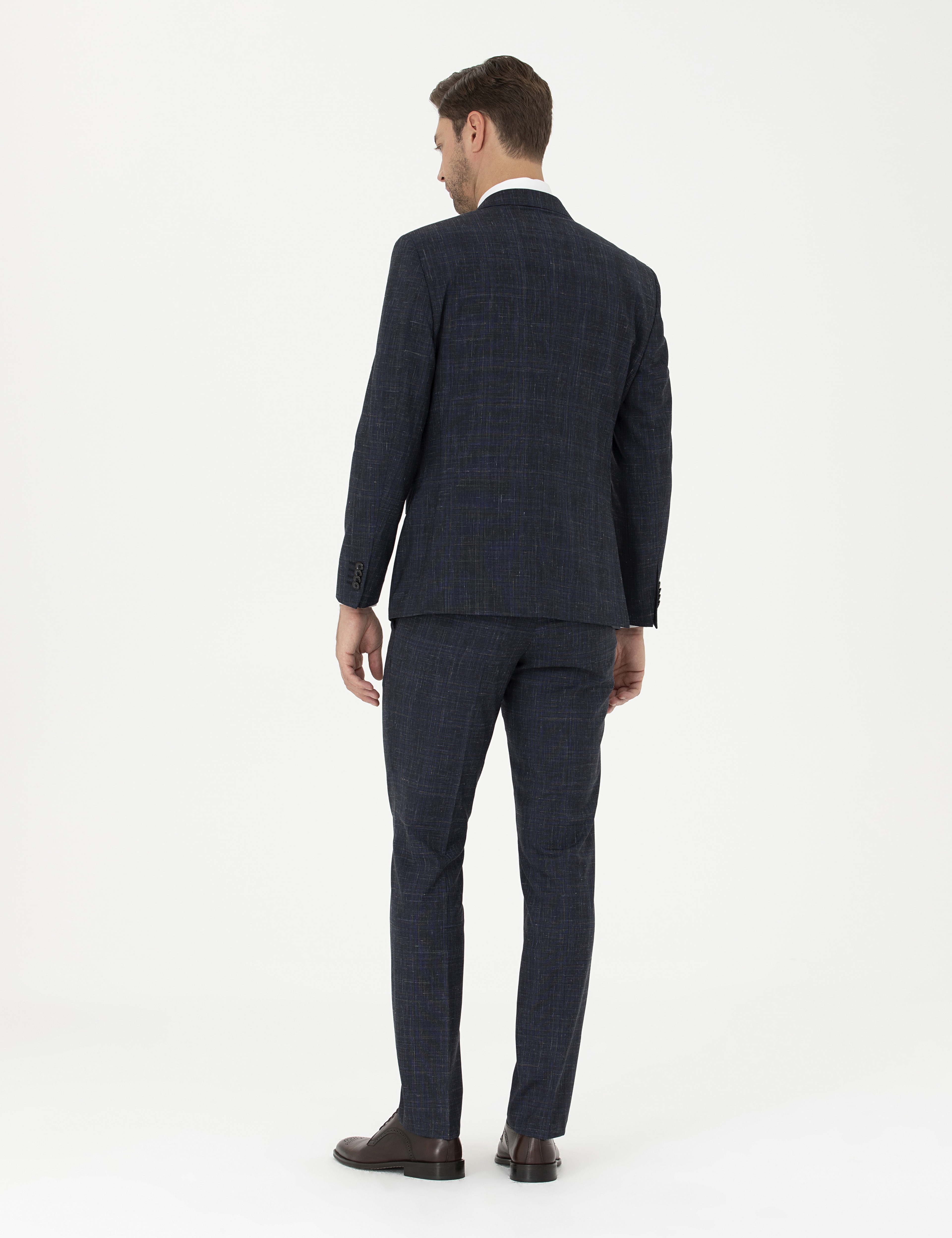 Lacivert Slim Fit Takım Elbise