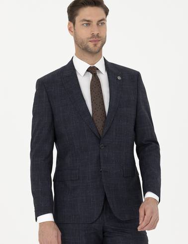 Lacivert Slim Fit Takım Elbise