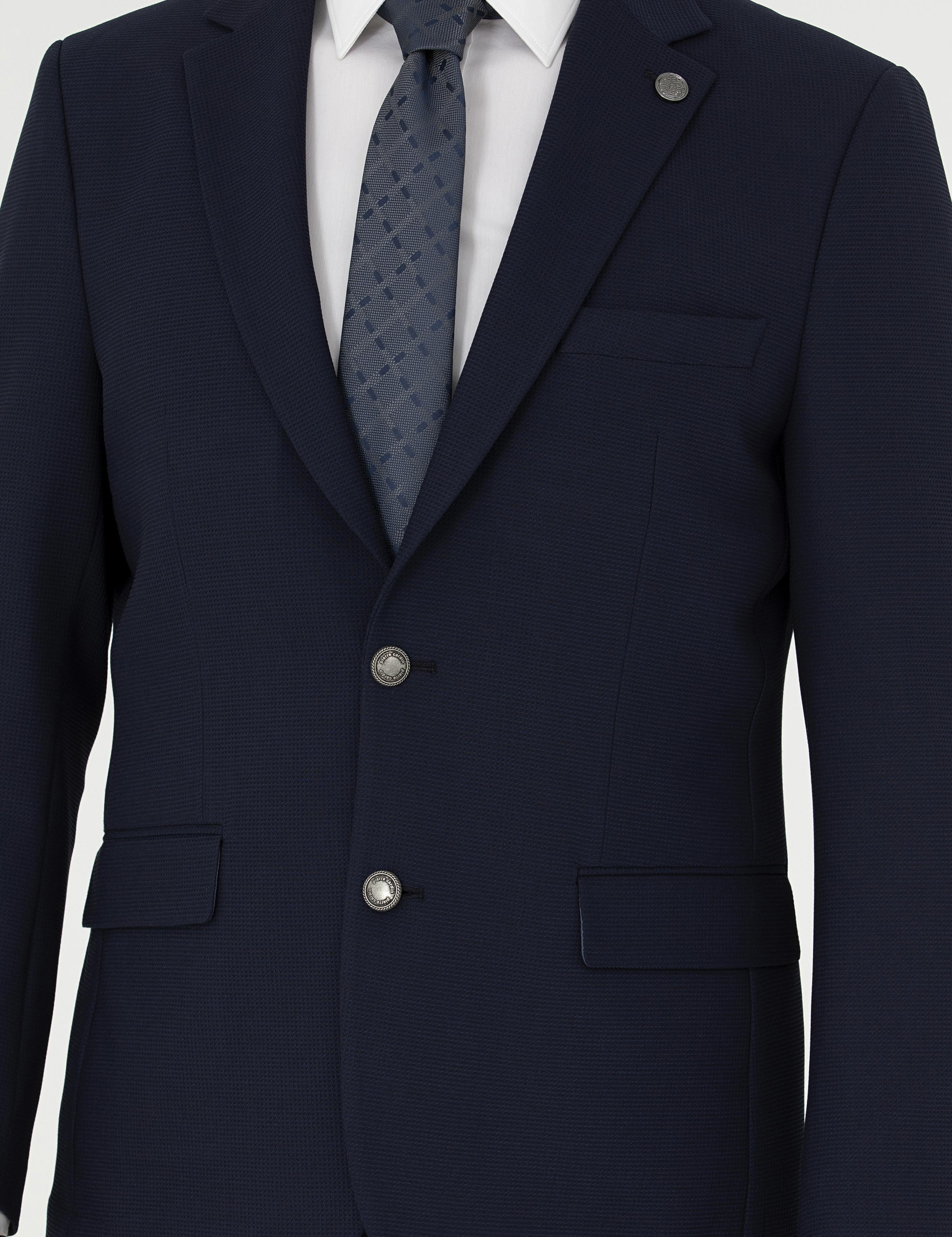 Lacivert Slim Fit Ceket