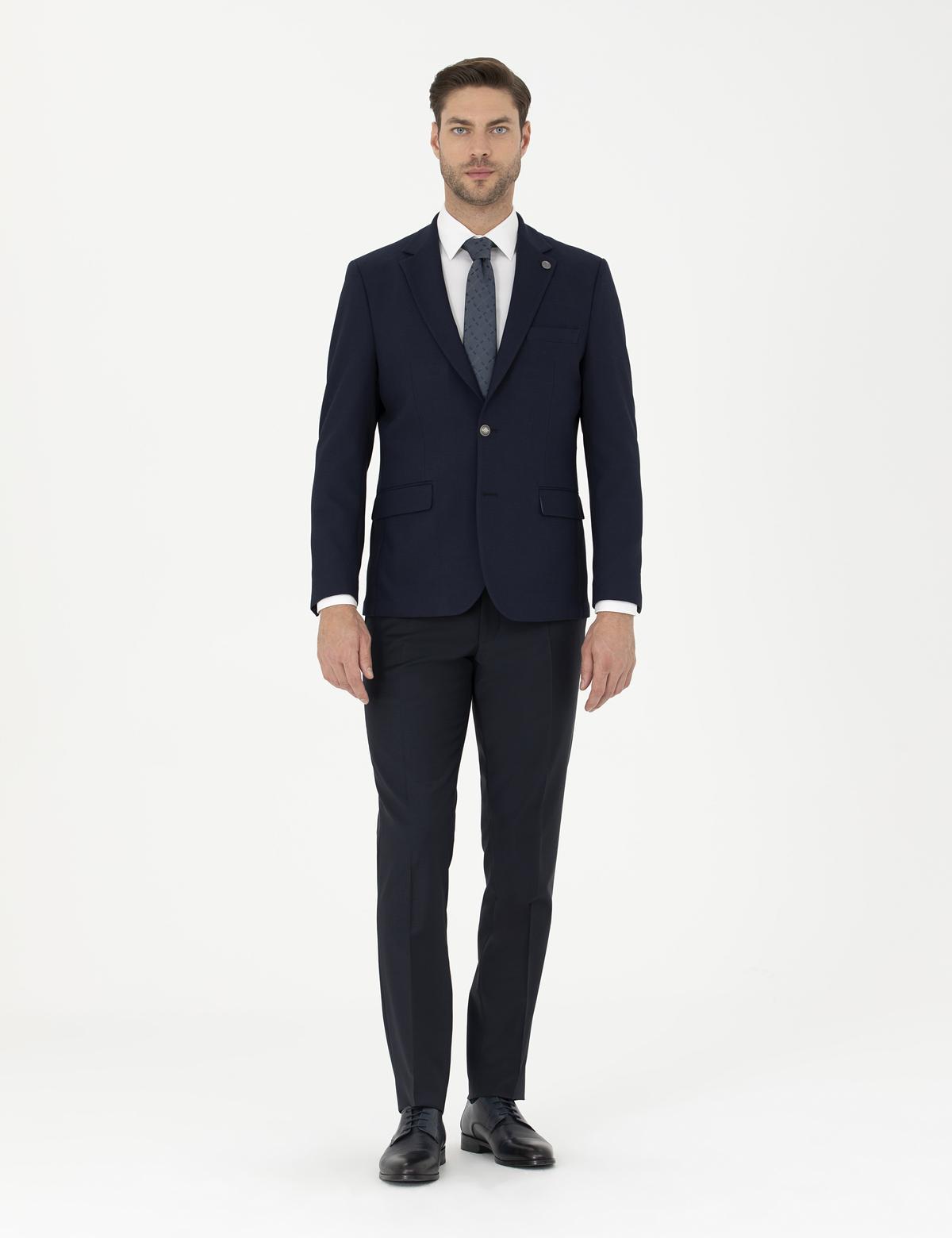 Lacivert Slim Fit Ceket - 50285094041