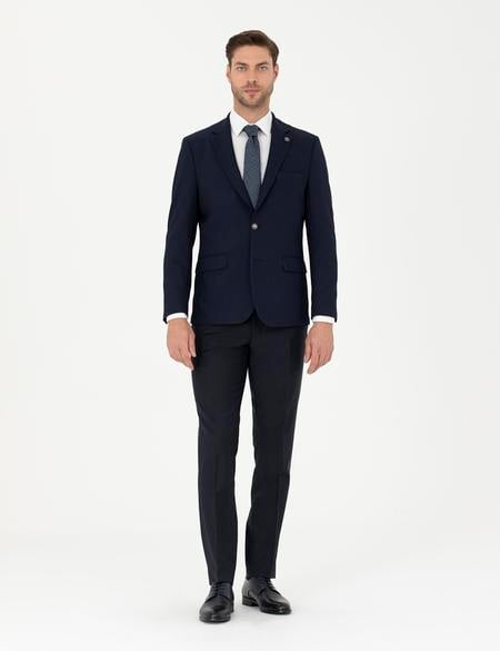 Lacivert Slim Fit Ceket - 50285094041