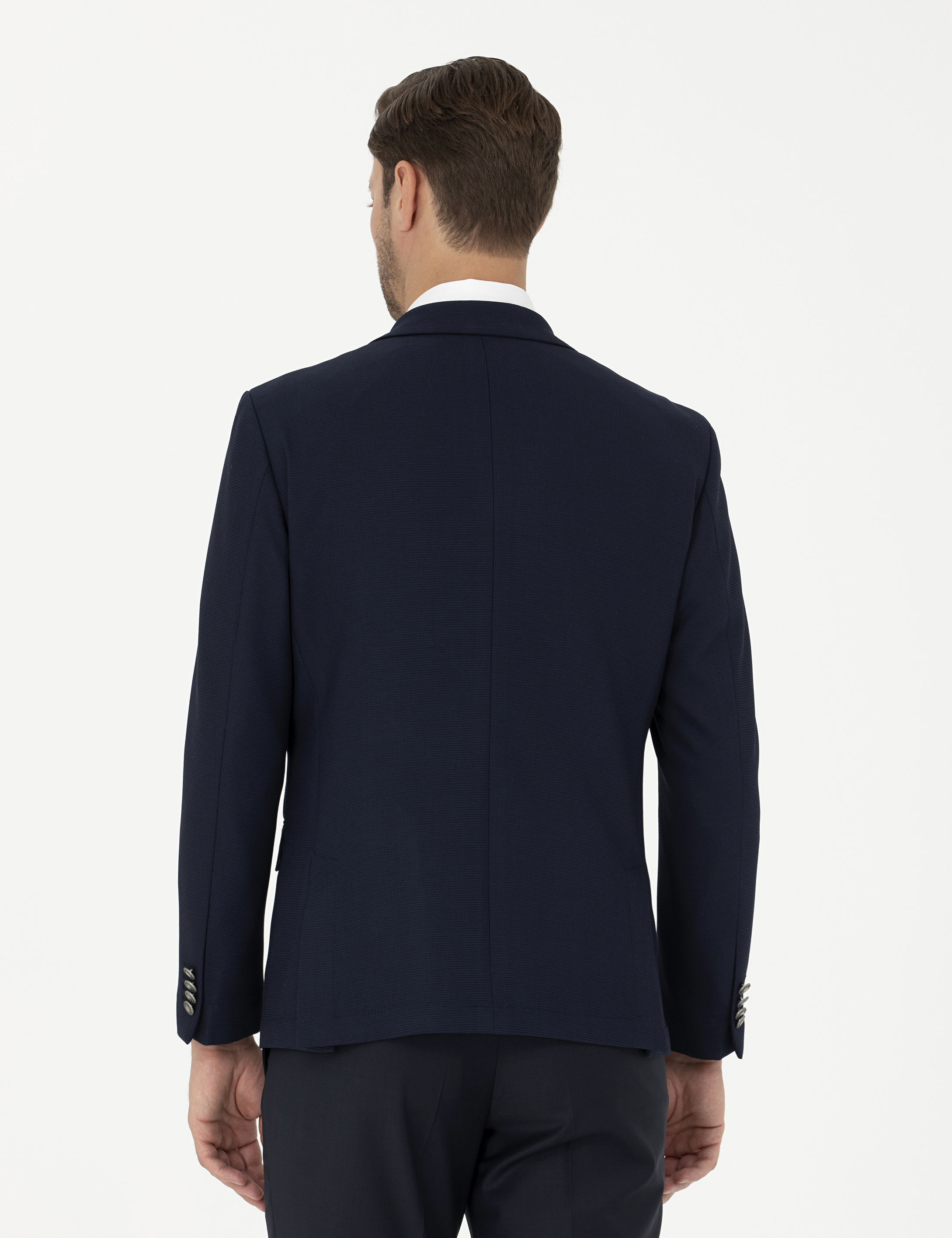 Pierre Cardin Lacivert Slim Fit Ceket görsel 5
