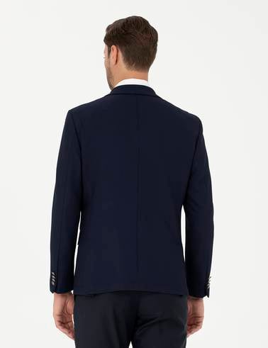Lacivert Slim Fit Ceket
