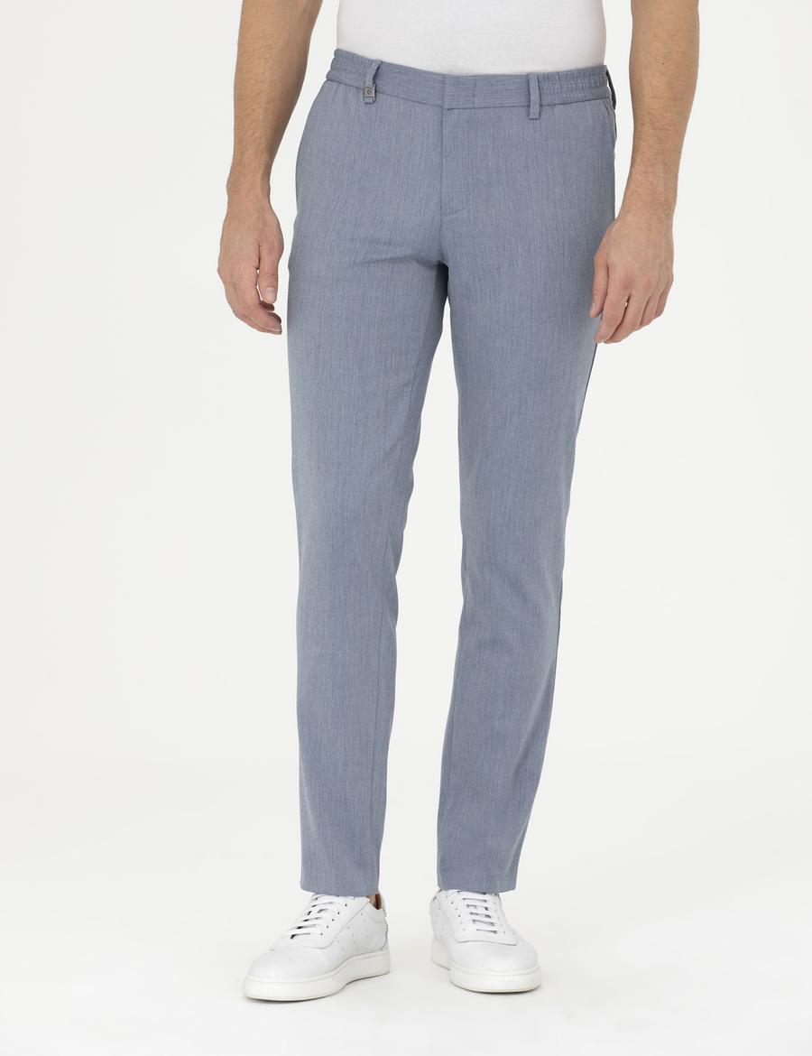 Açık Mavi Klasik Jogger Pantolon