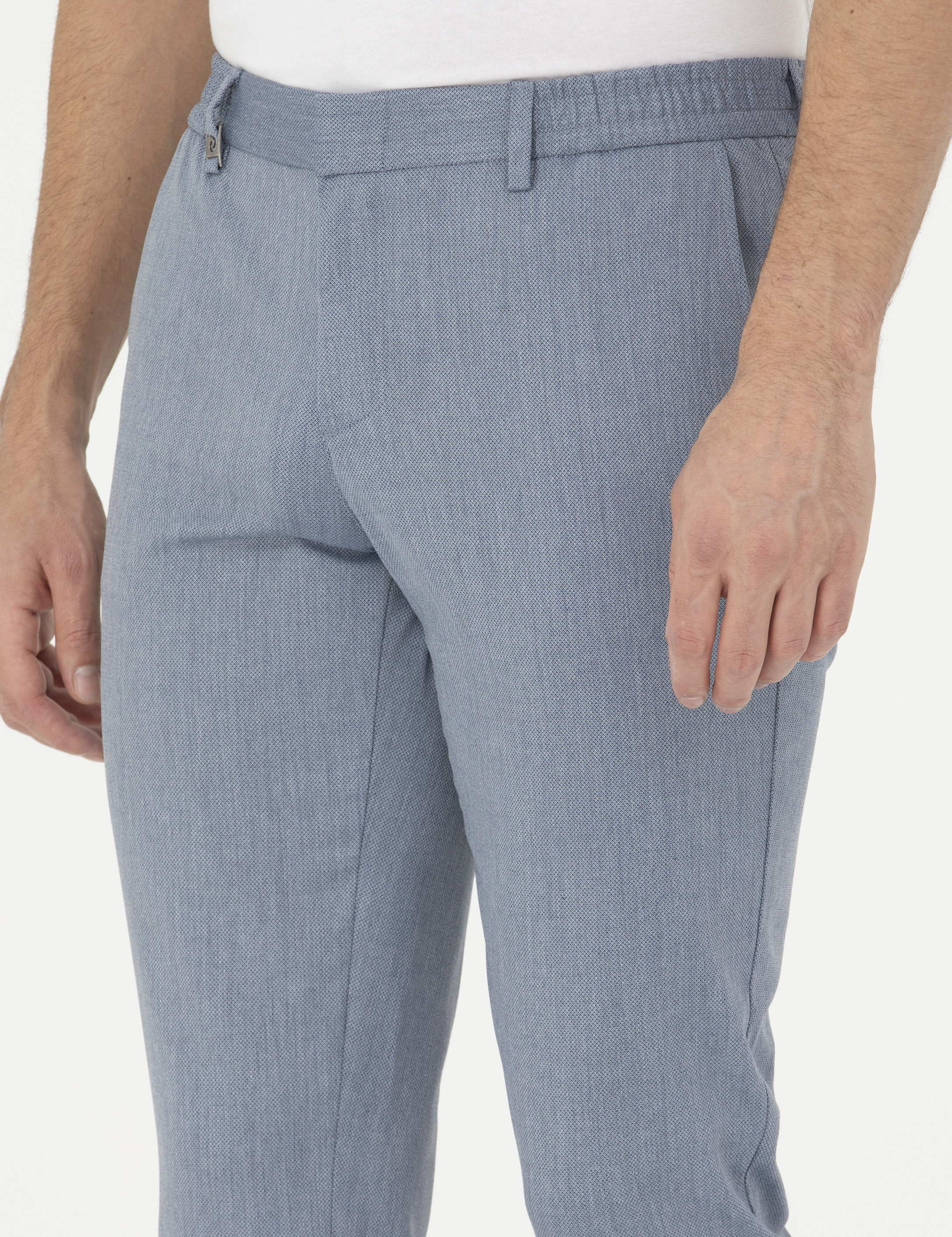 Açık Mavi Klasik Jogger Pantolon - Image 6