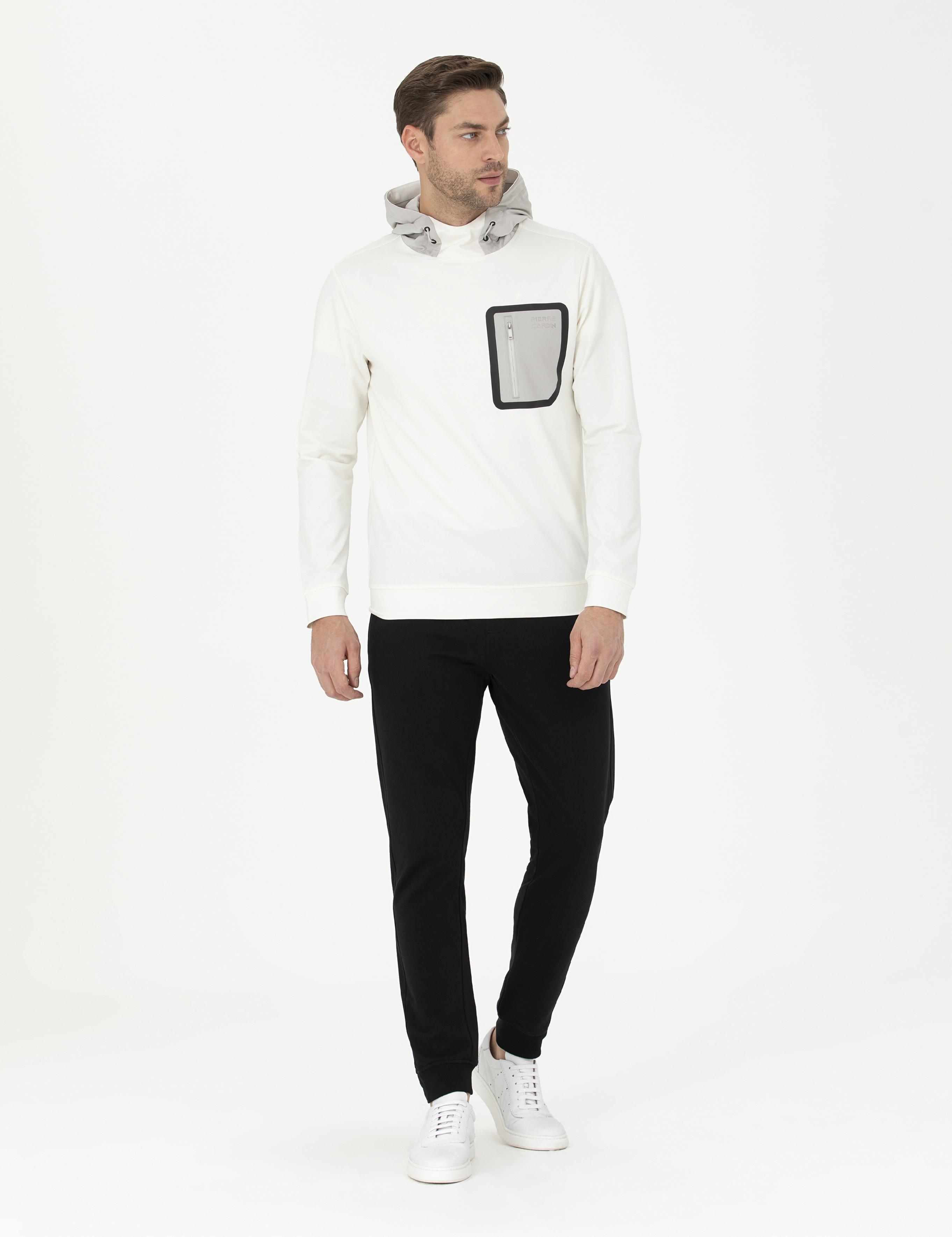 Ekru Regular Fit Sweatshirt