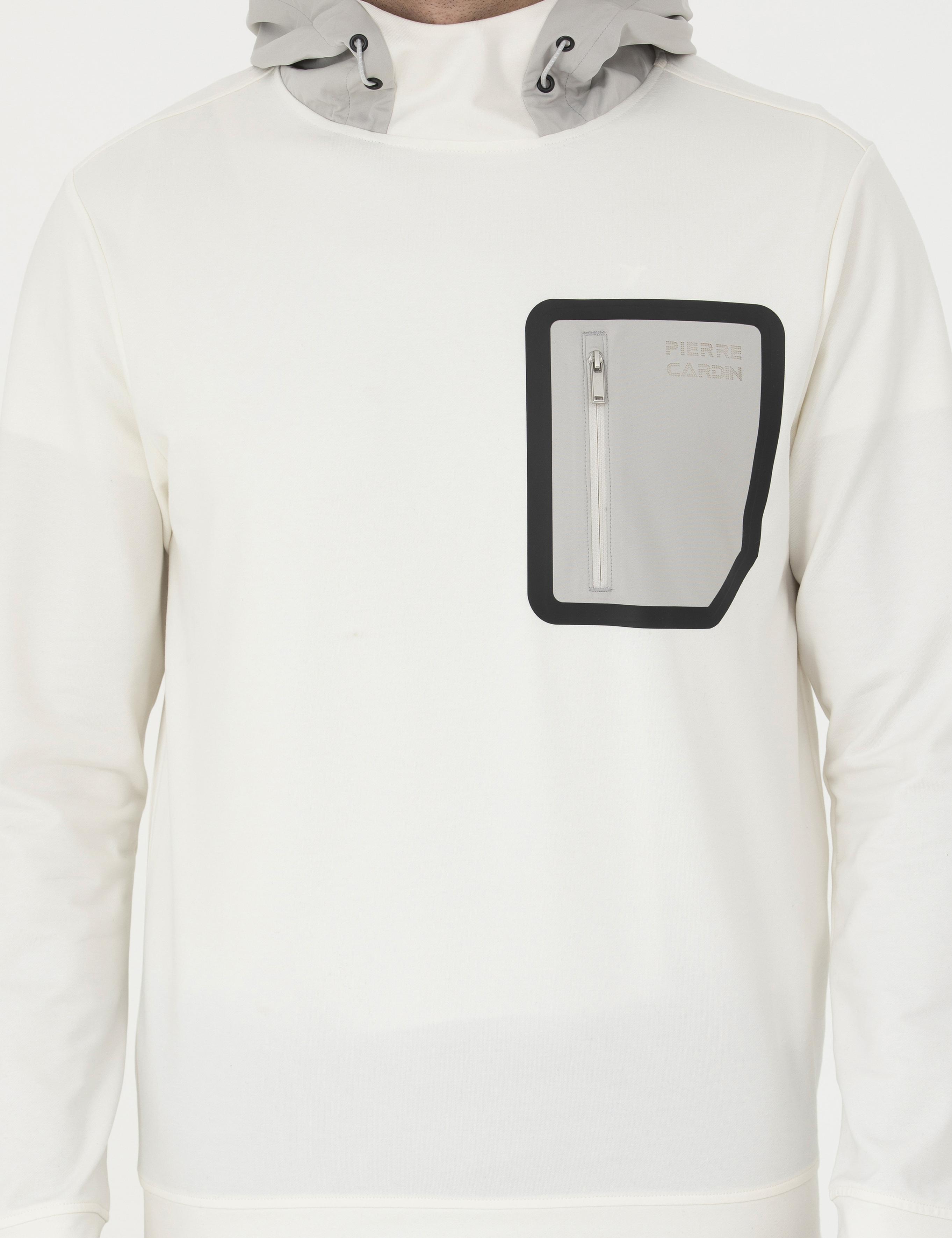 Ekru Regular Fit Sweatshirt