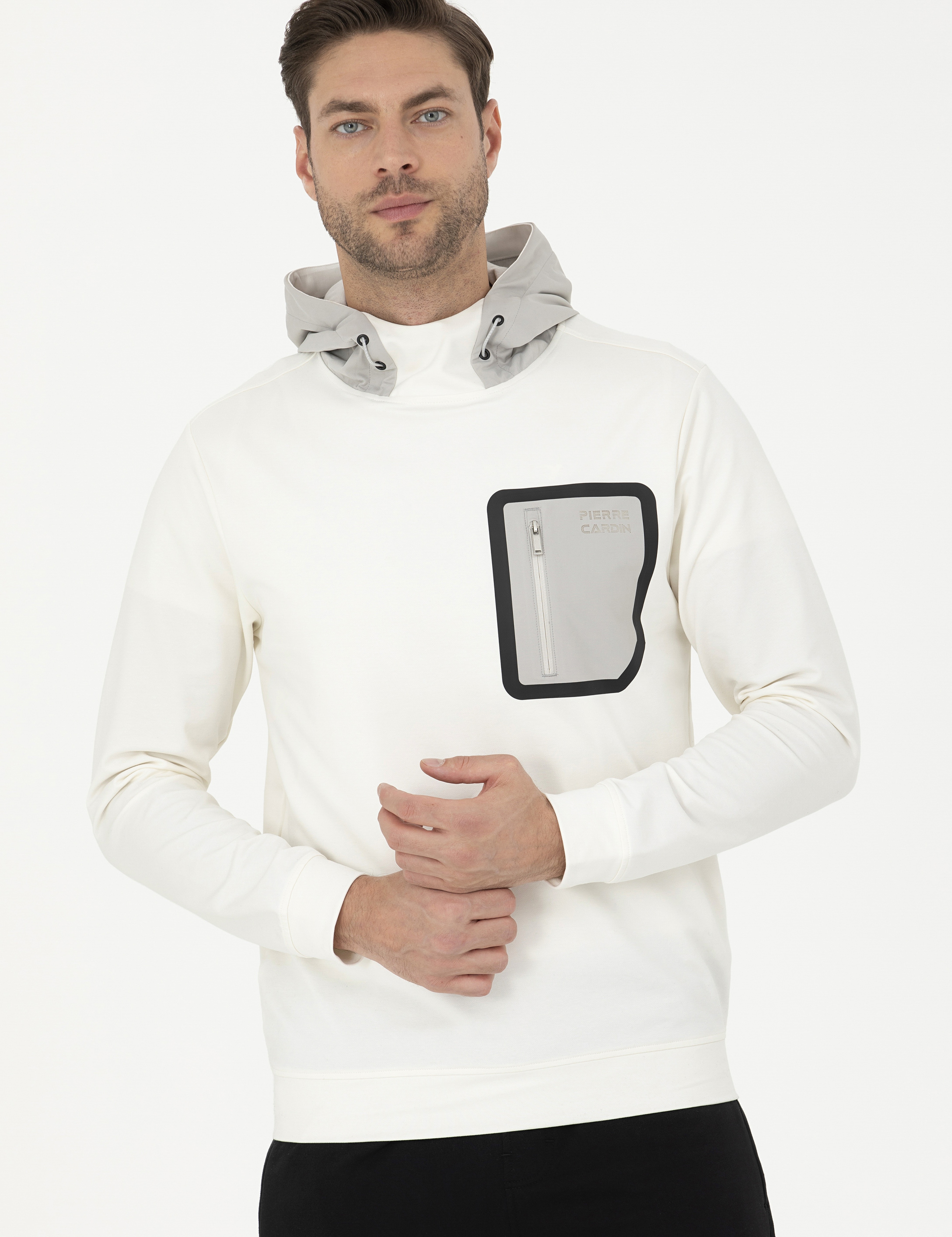 Ekru Regular Fit Sweatshirt - Image 3