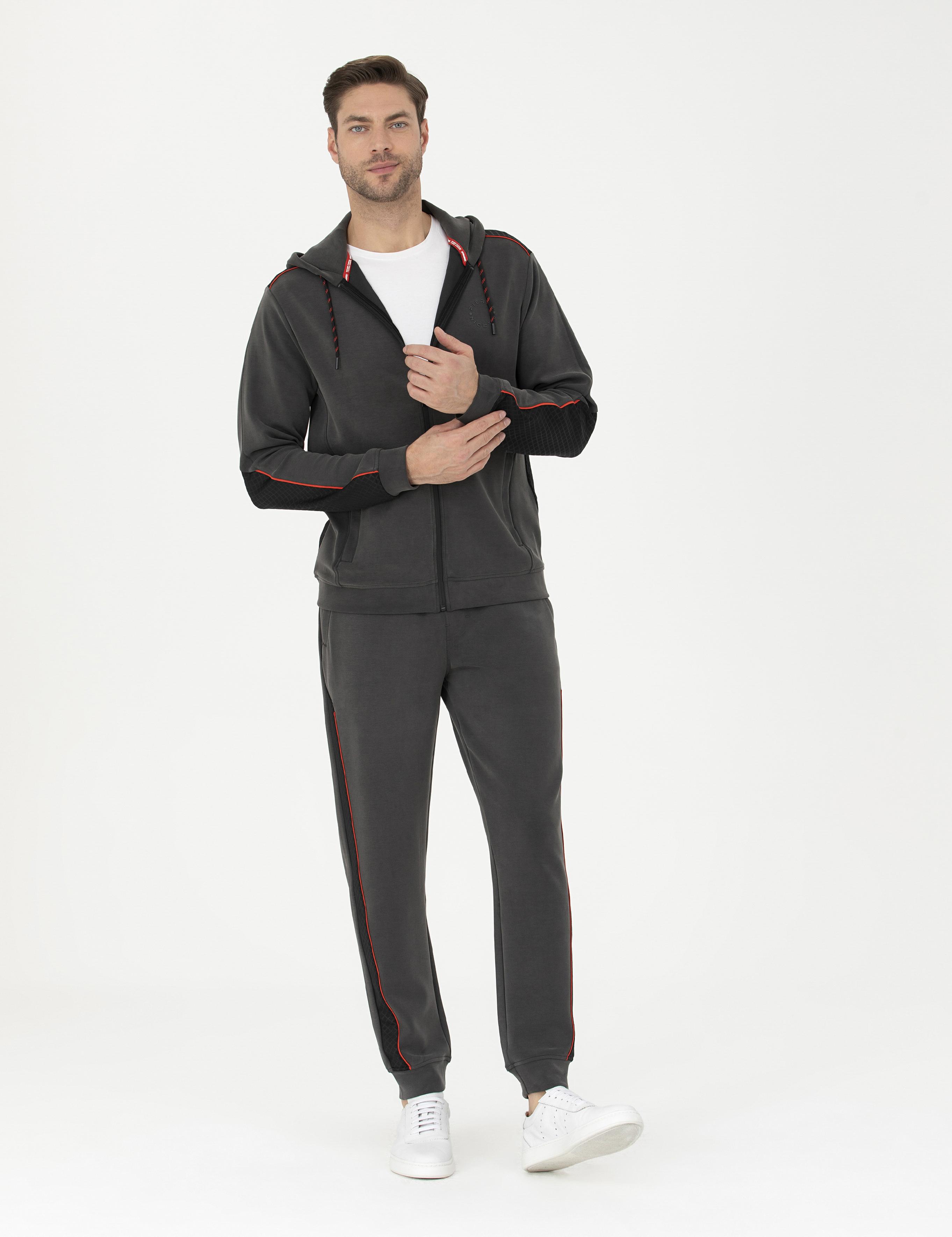 Antrasit Slim Fit Eşofman Altı