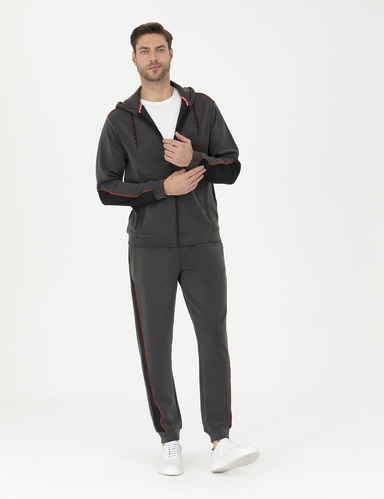 Antrasit Slim Fit Eşofman Altı