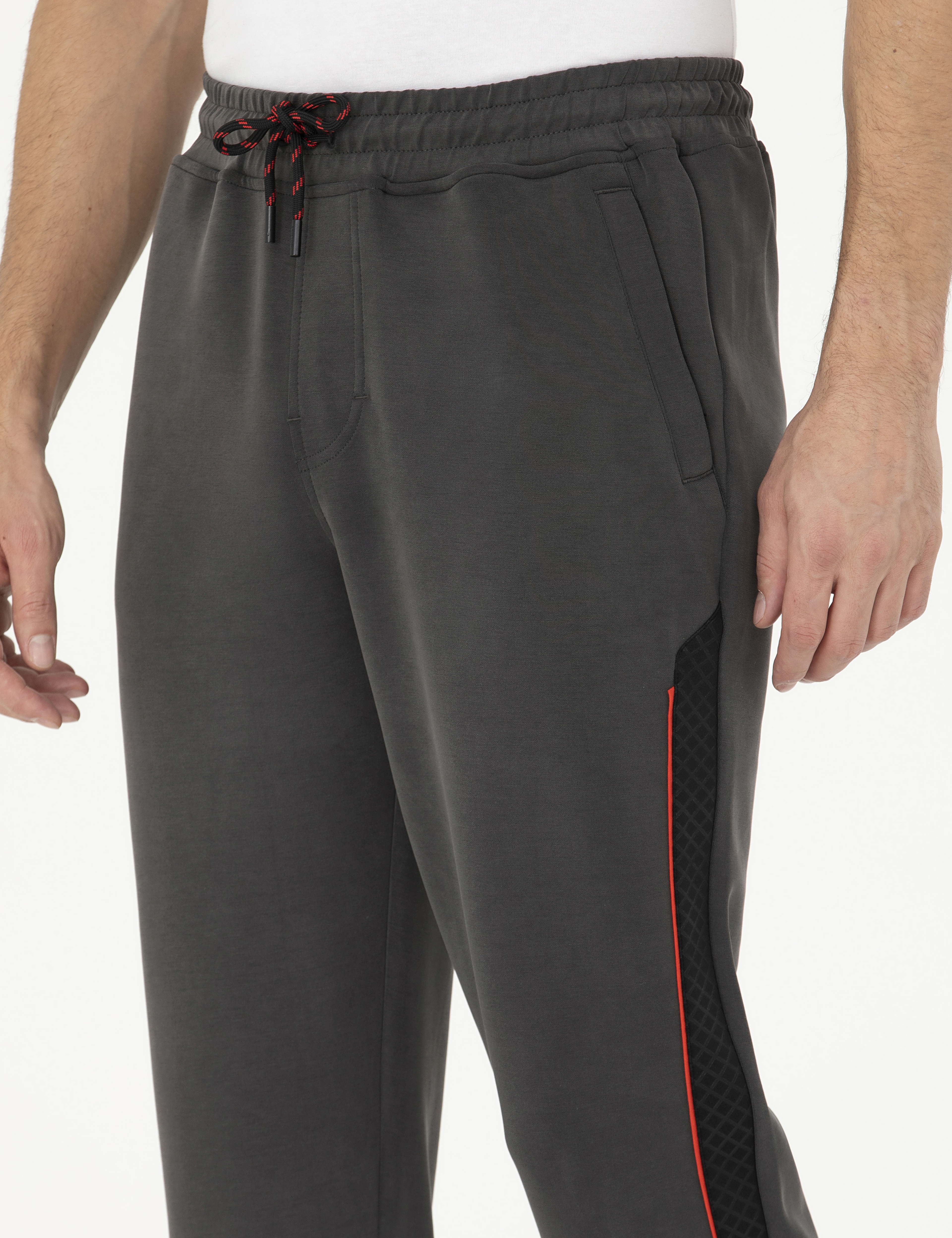 Antrasit Slim Fit Eşofman Altı - Image 5
