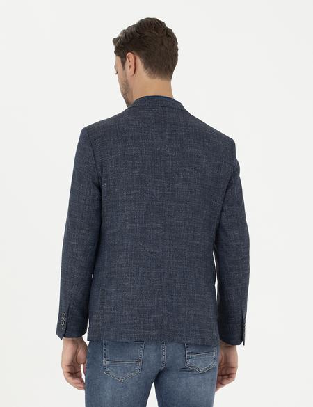 Lacivert Slim Fit Ceket - 50288523053
