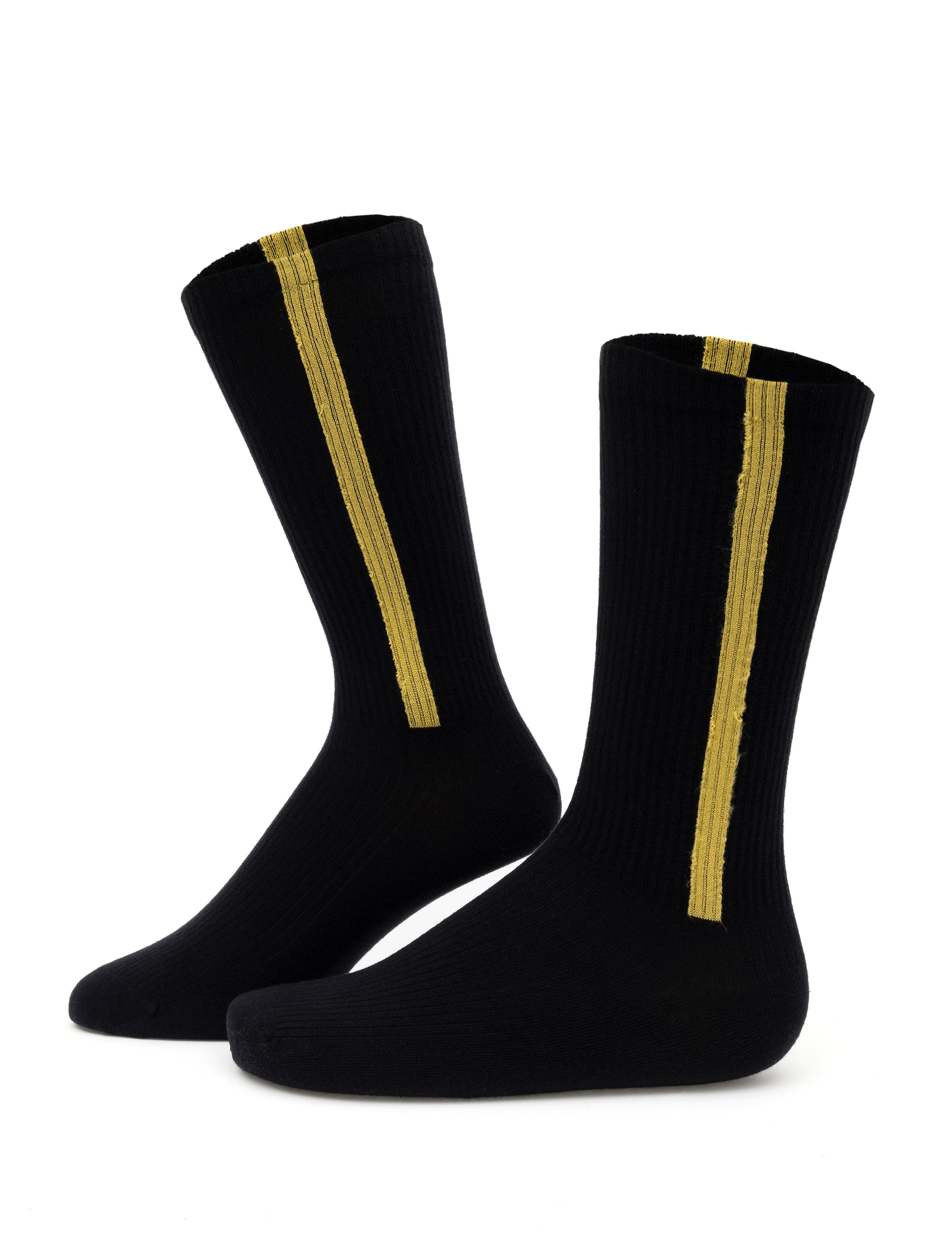 Erkek Sarı Spor Çorap