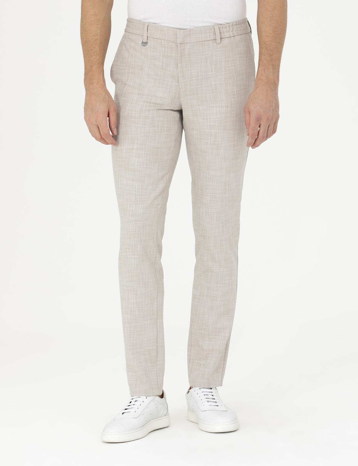 Bej Ex. Slim Fit Kumaş Pantolon - 50285855006