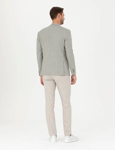 Bej Ex. Slim Fit Kumaş Pantolon