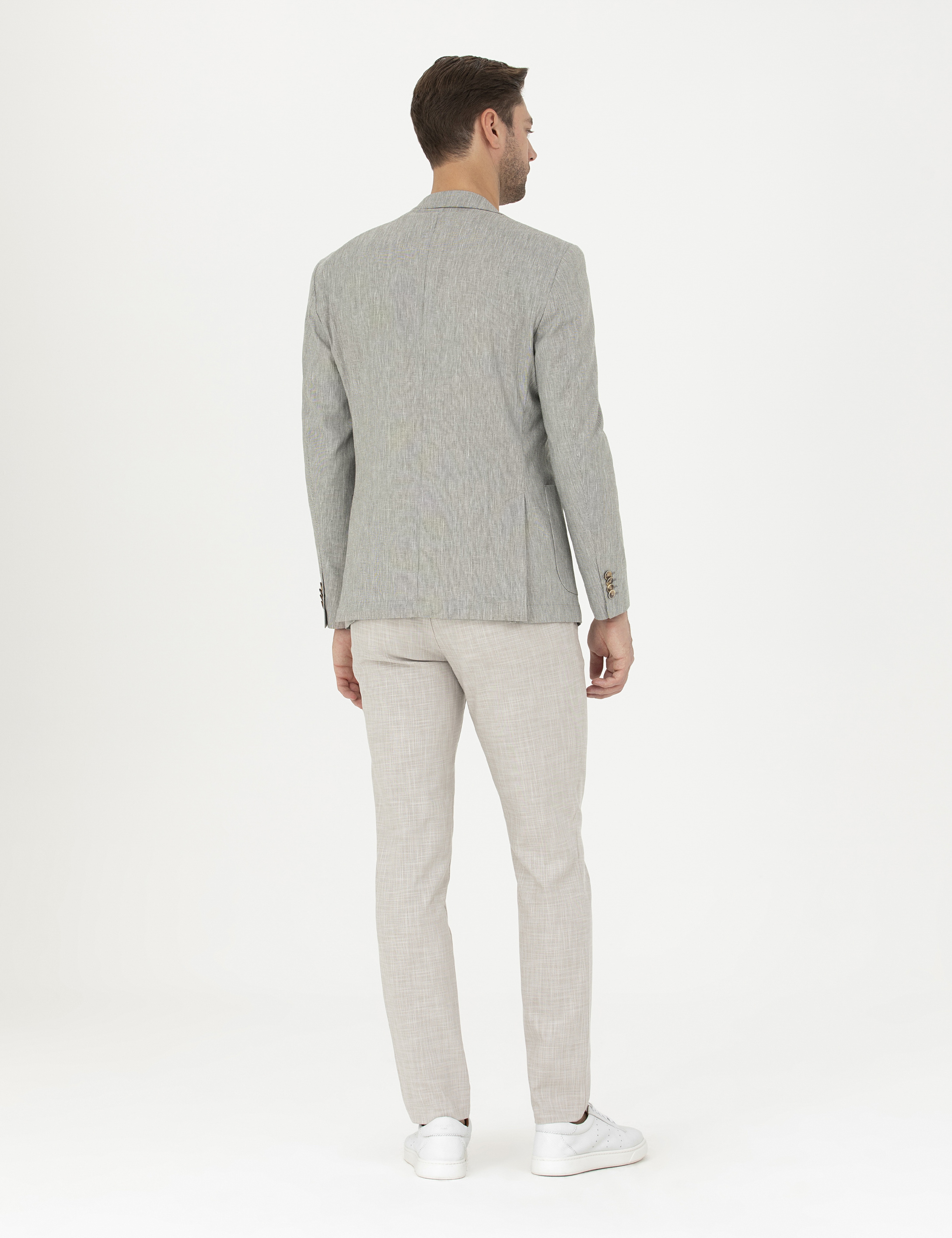 Bej Ex. Slim Fit Kumaş Pantolon
