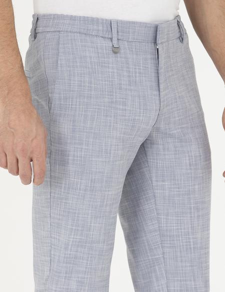 Açık Mavi Ex. Slim Fit Kumaş Pantolon - 50285855081