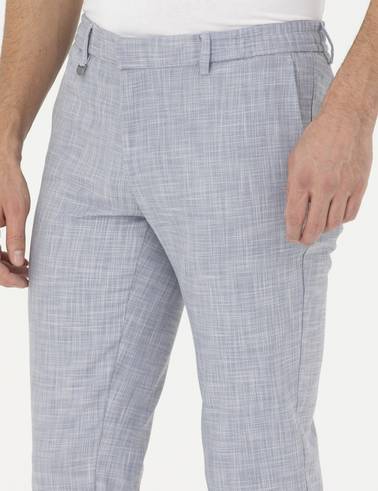 Açık Mavi Ex. Slim Fit Kumaş Pantolon