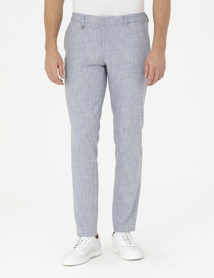 Açık Mavi Ex. Slim Fit Kumaş Pantolon