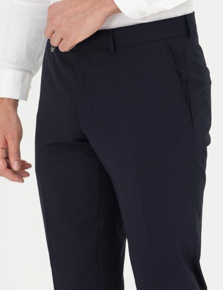 Lacivert Slim Fit Kumaş Pantolon - 50291435036