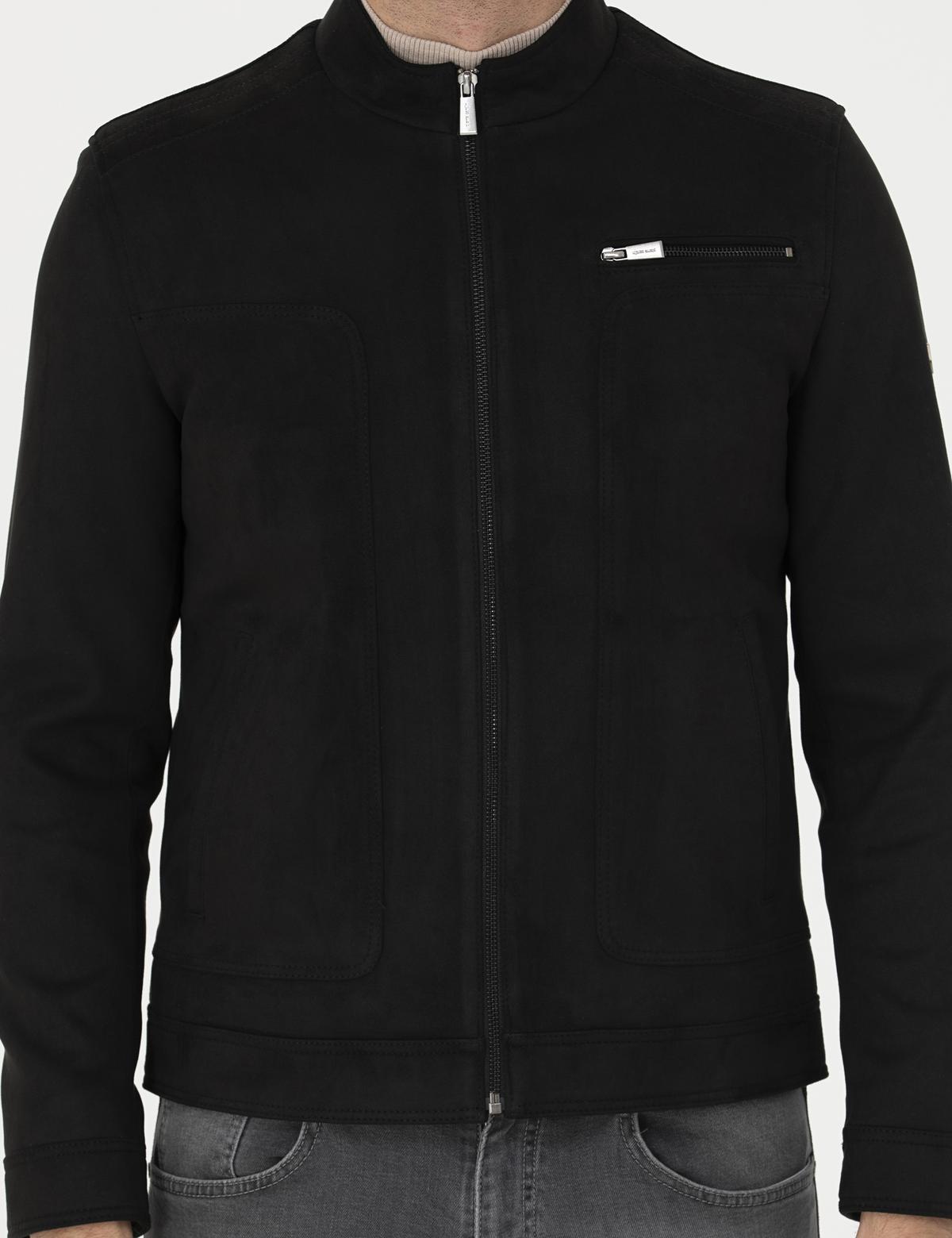 Siyah Suni Deri Ceket - 50291002001