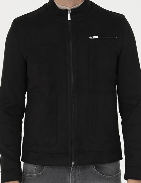 Siyah Suni Deri Ceket - 50291002001