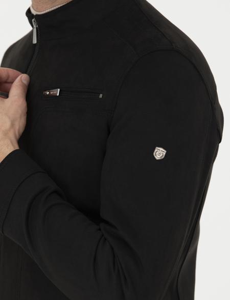 Siyah Suni Deri Ceket - 50291002001