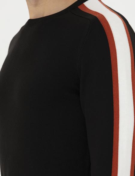 Siyah Slim Fit Bisiklet Yaka Triko Kazak - 50281821008