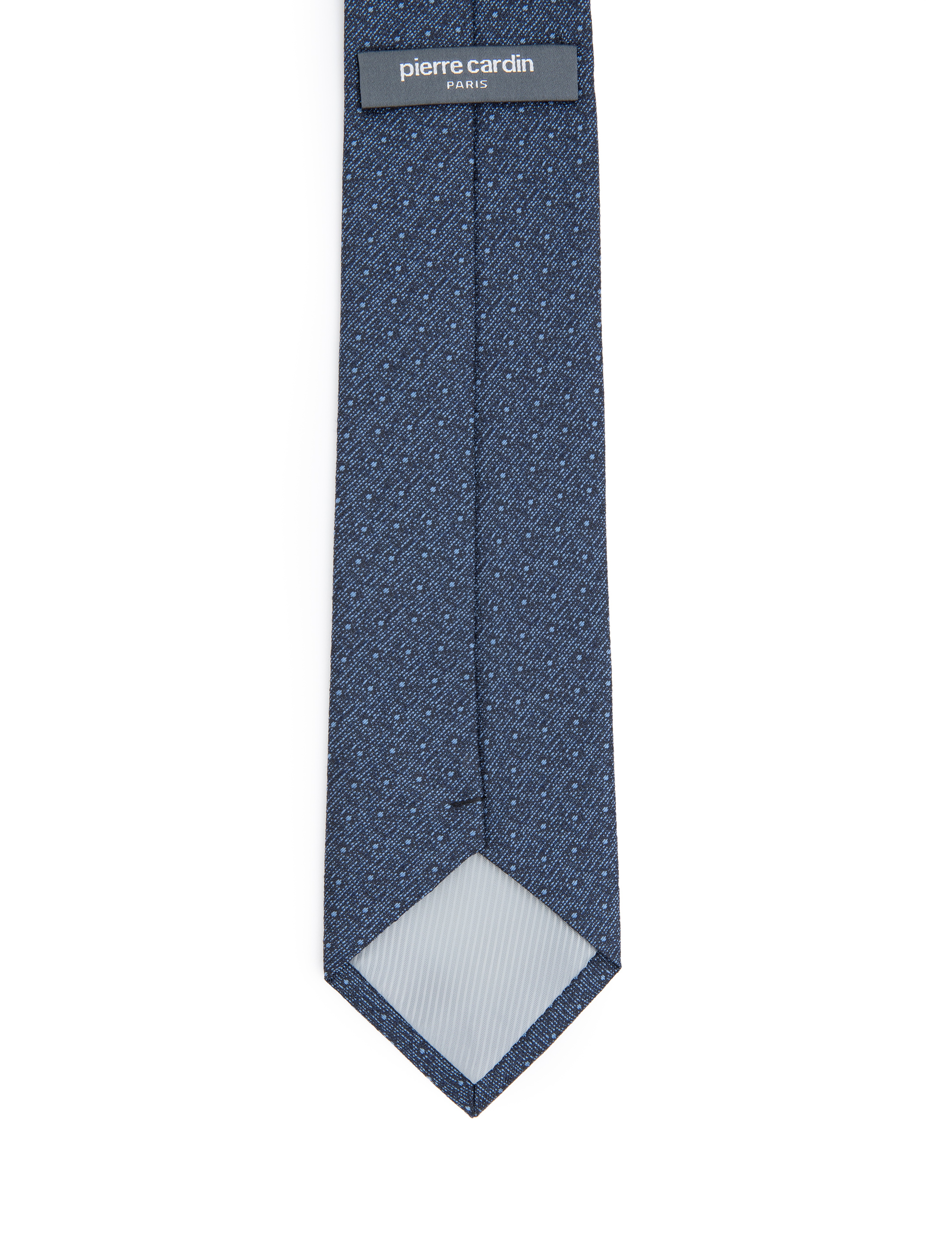 Lacivert 3'lü Kravat-Mendil-Kravat İğnesi Set - Image 4