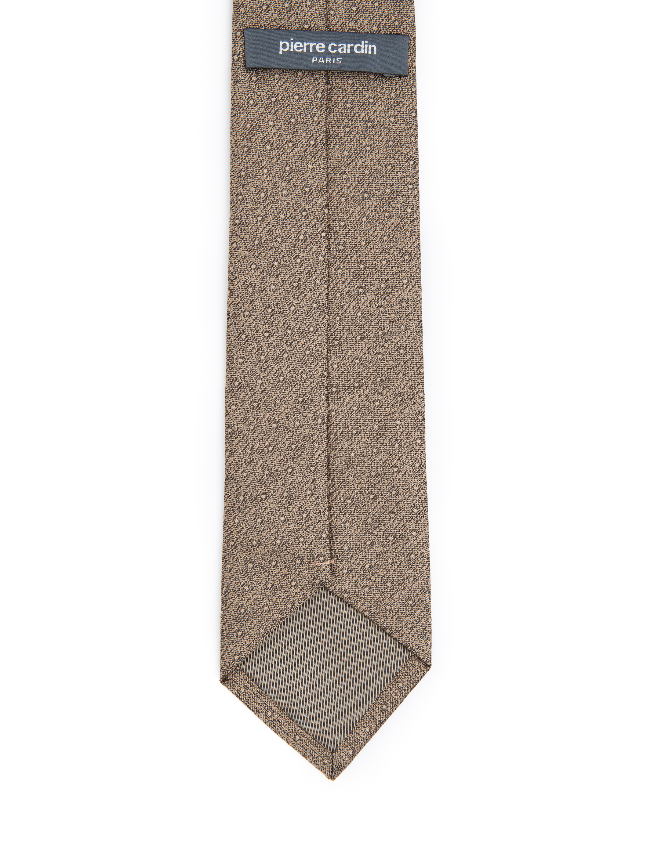 Bej 3'lü Kravat-Mendil-Kravat İğnesi Set - Image 4