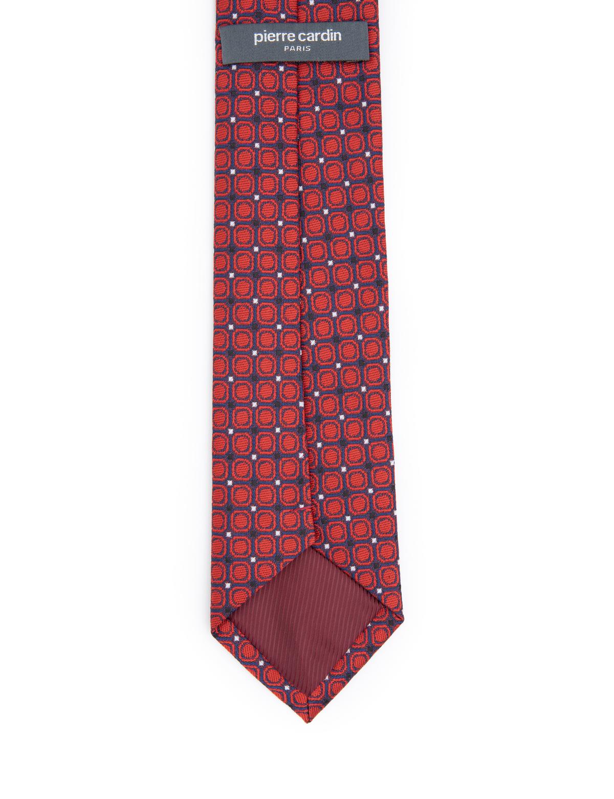 Bordo 3'lü Kravat-Mendil-Kravat İğnesi Set - 50291498002