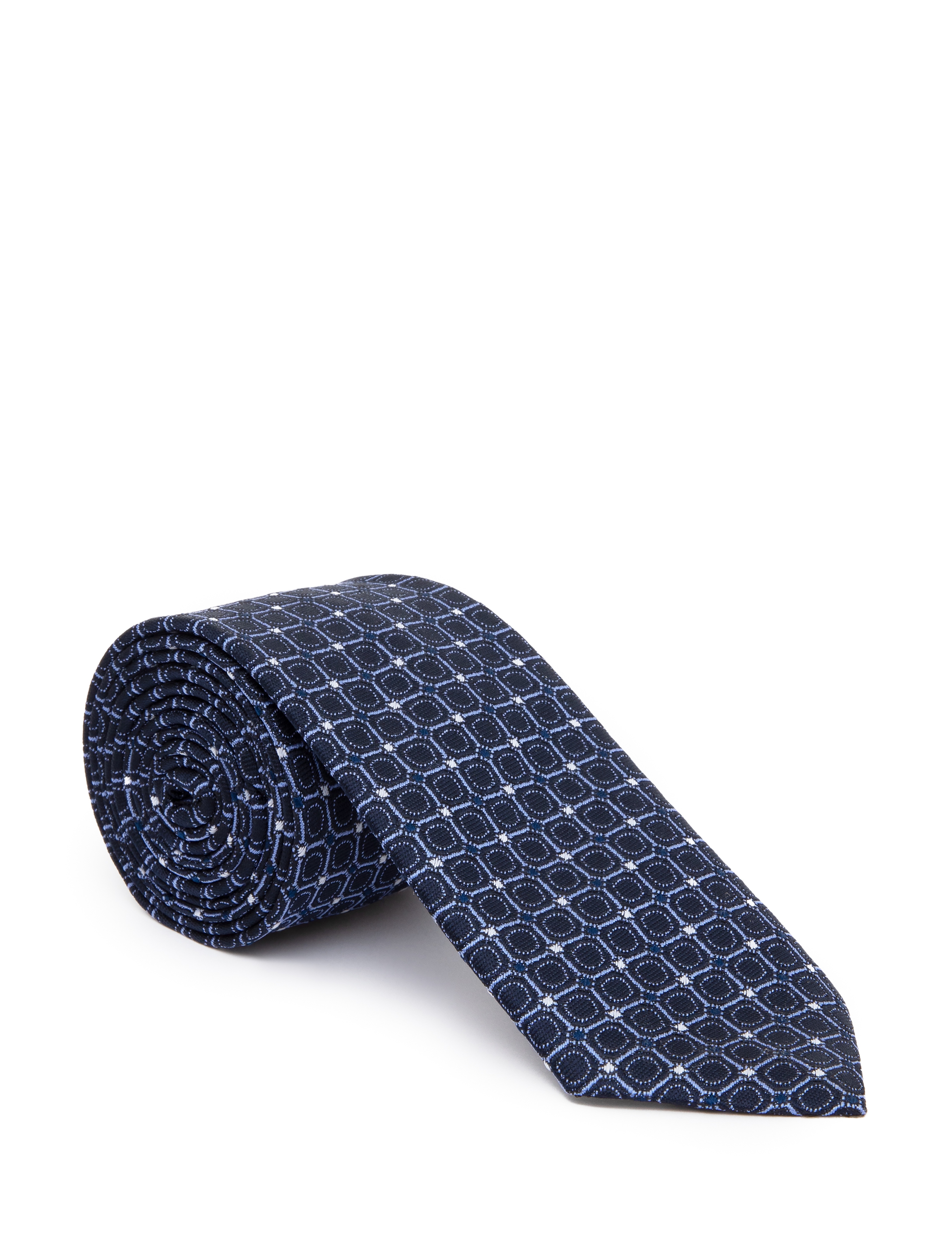 Lacivert 3'lü Kravat-Mendil-Kravat İğnesi Set - Image 2