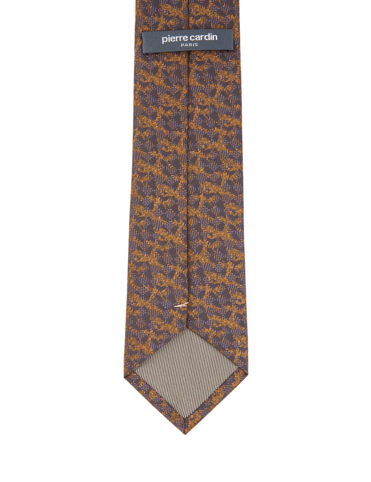 Turuncu 3'lü Kravat-Mendil-Kravat İğnesi Set - 50291499002