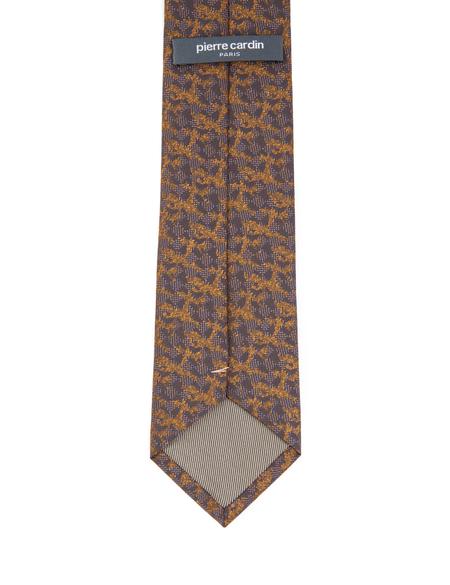 Turuncu 3'lü Kravat-Mendil-Kravat İğnesi Set - 50291499002