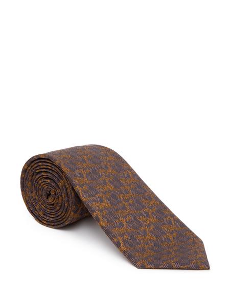 Turuncu 3'lü Kravat-Mendil-Kravat İğnesi Set - 50291499002