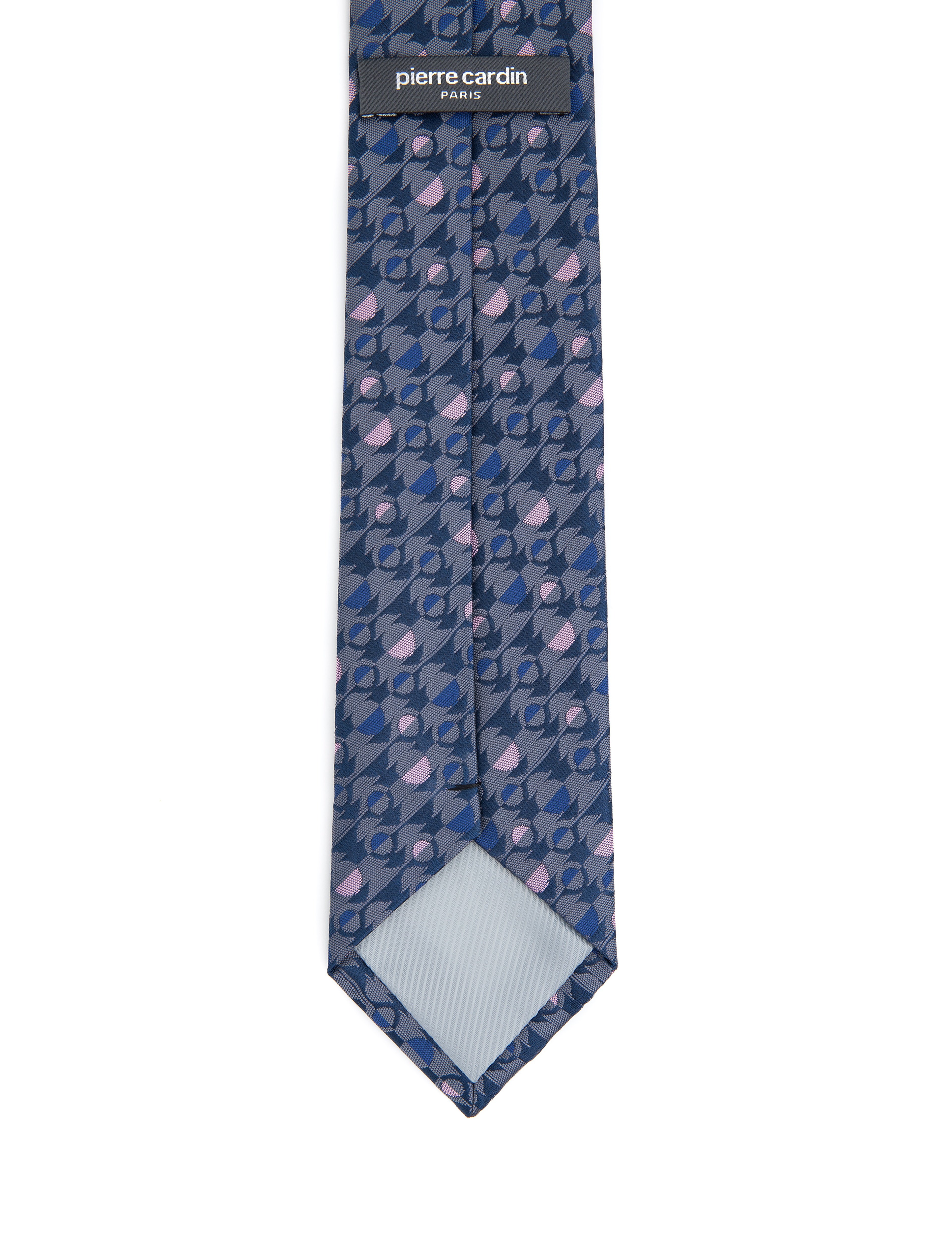 Lacivert 3'lü Kravat-Mendil-Kravat İğnesi Set - Image 4