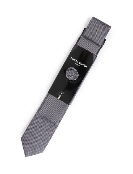 Gri 3'lü Kravat-Mendil-Kravat İğnesi Set - 50291543001