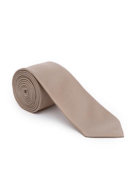 Bej 3'lü Kravat-Mendil-Kravat İğnesi Set - 50291543003