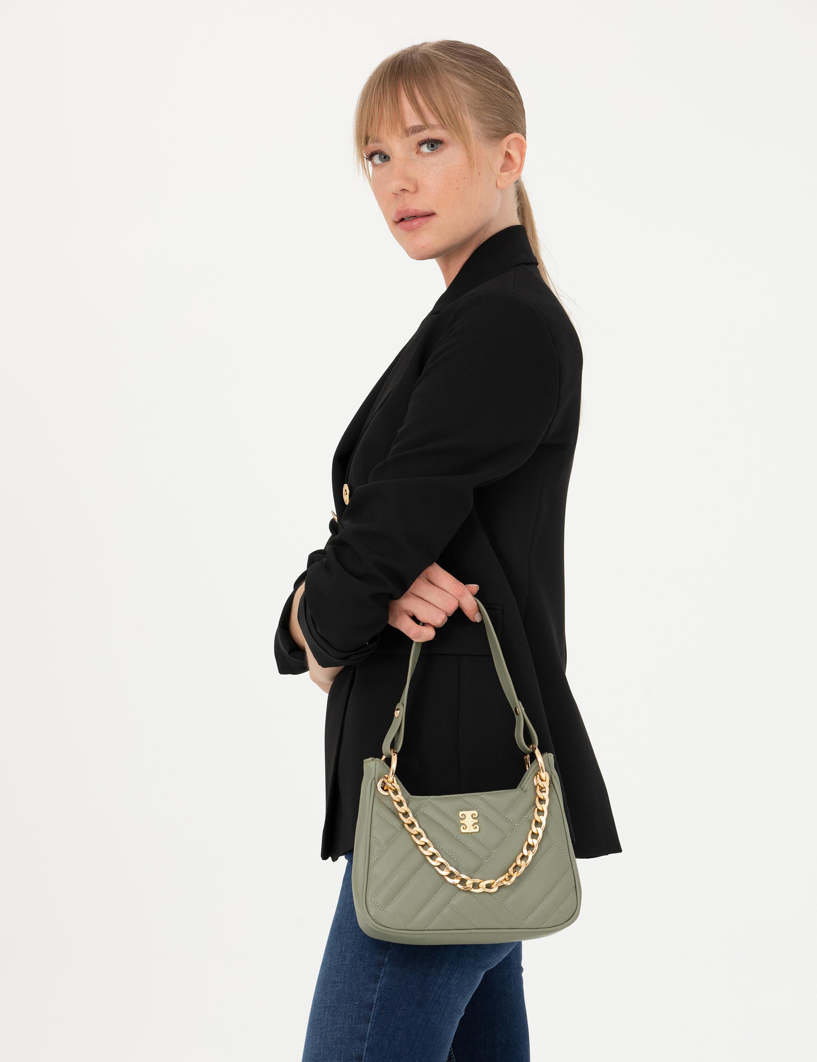 Yeşil Omuz Çantası