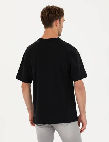 Siyah Comfort Fit Tişört