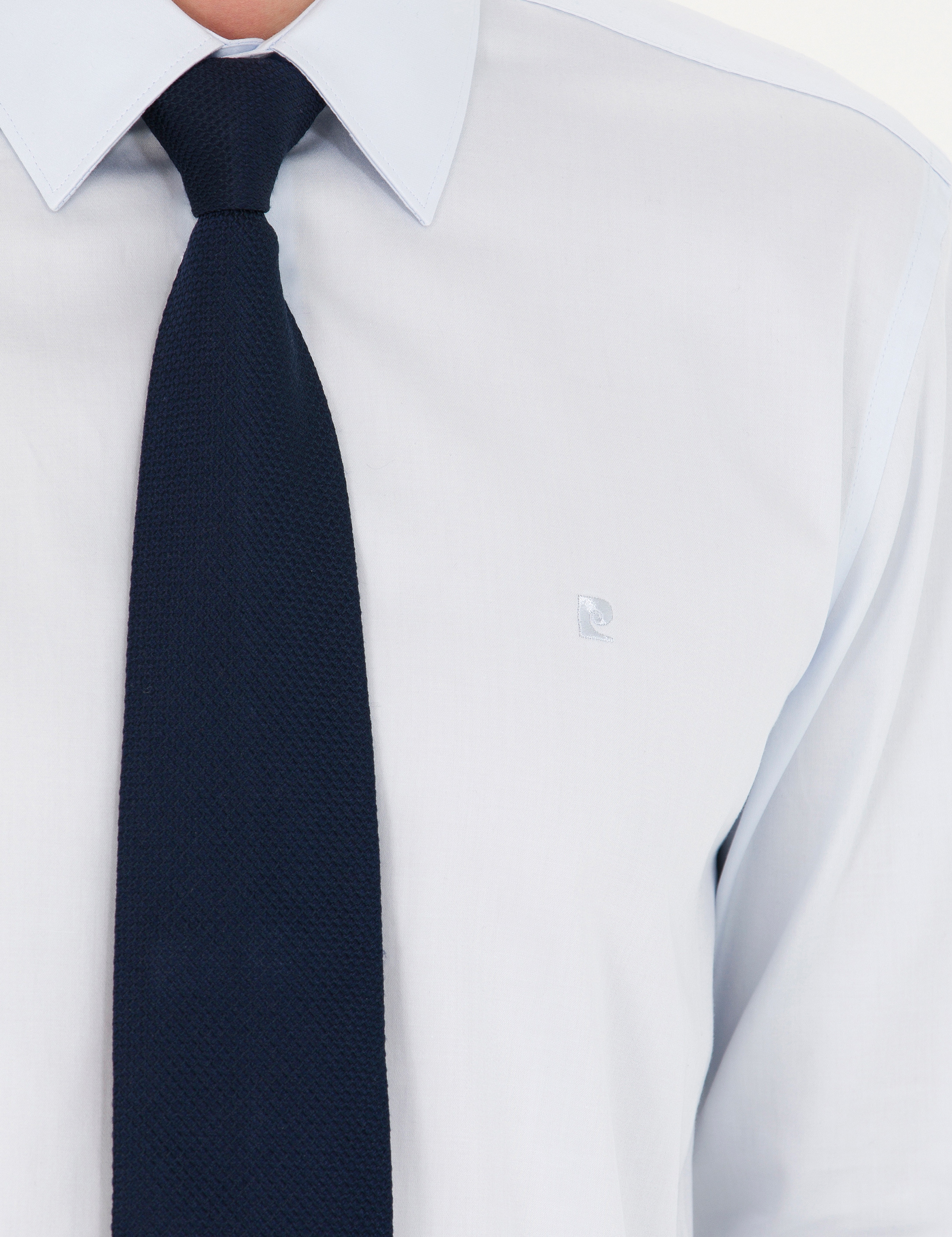 Açık Mavi Slim Fit Uzun Kollu Basic Gömlek - Image 7
