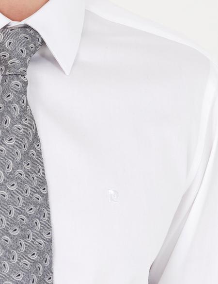 Beyaz Slim Fit Uzun Kollu Basic Gömlek - 50280213011