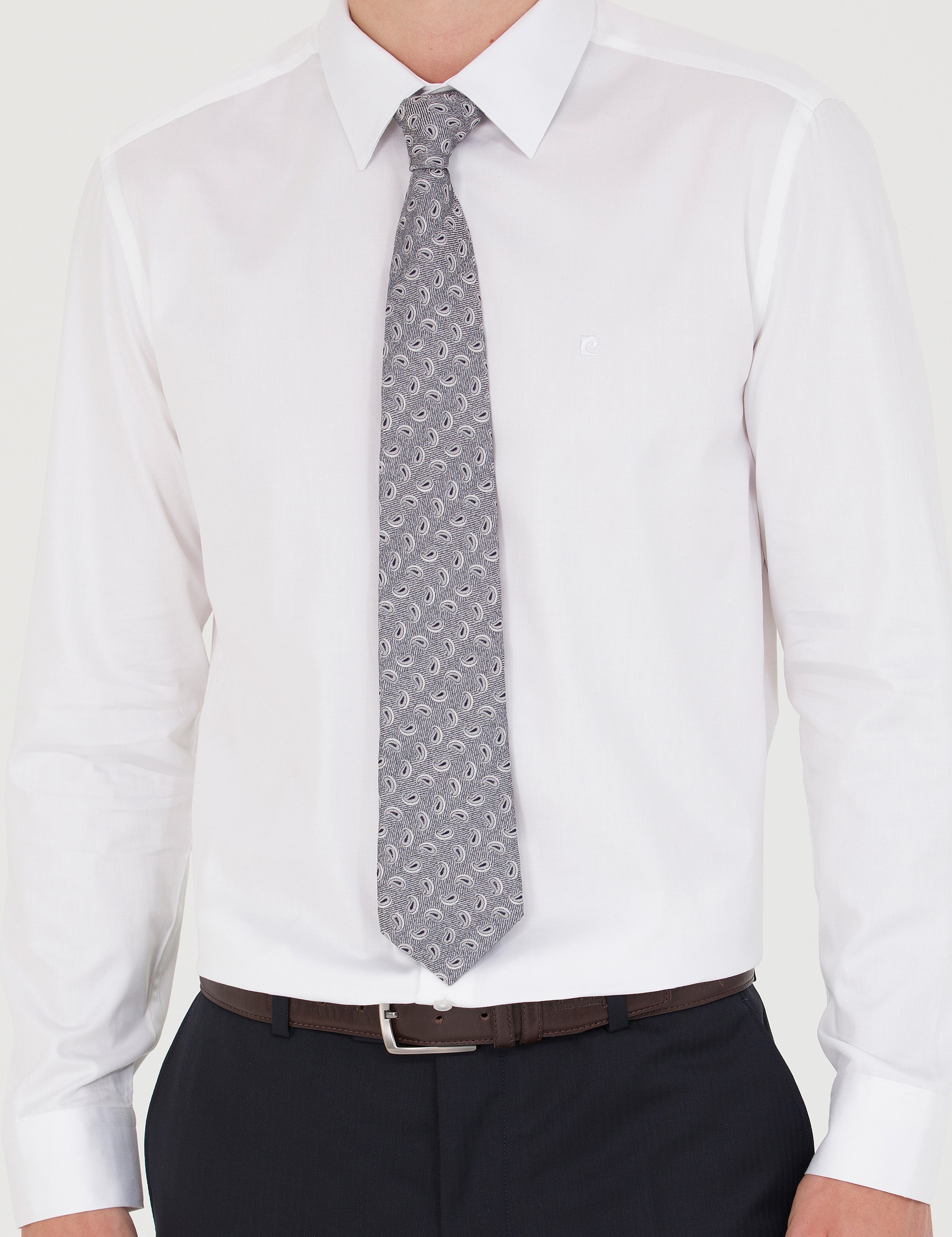 Beyaz Slim Fit Uzun Kollu Basic Gömlek - Image 6