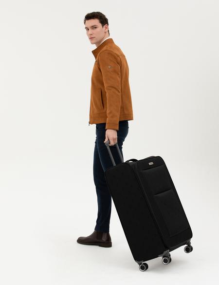 Siyah Büyük Boy Kumaş Valiz - 50293611001