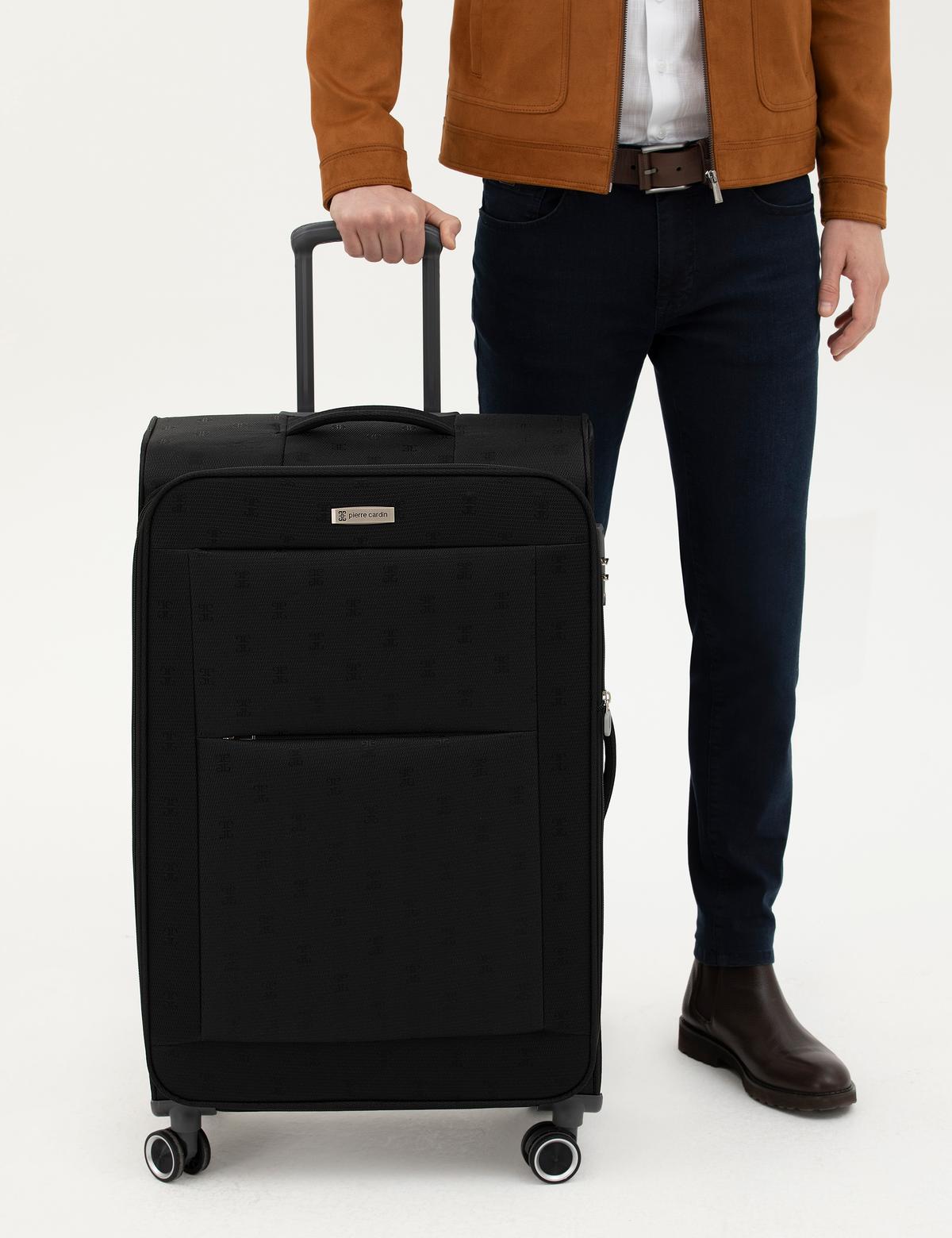 Siyah Büyük Boy Kumaş Valiz - 50293611001