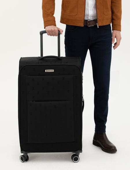 Siyah Büyük Boy Kumaş Valiz - 50293611001