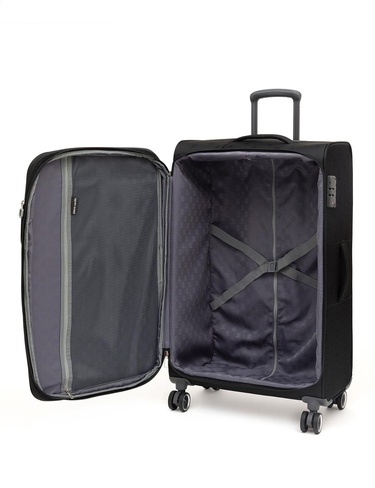 Siyah Büyük Boy Kumaş Valiz - 50293611001