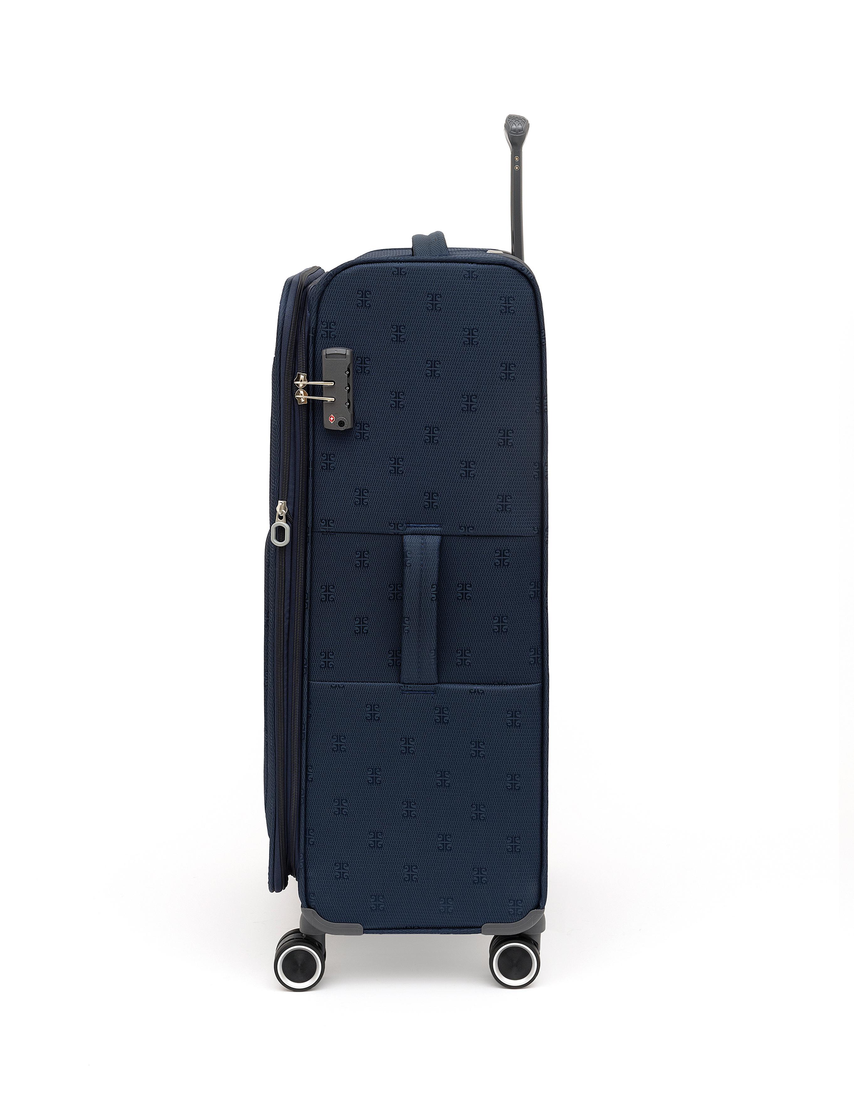 Lacivert Büyük Boy Kumaş Valiz