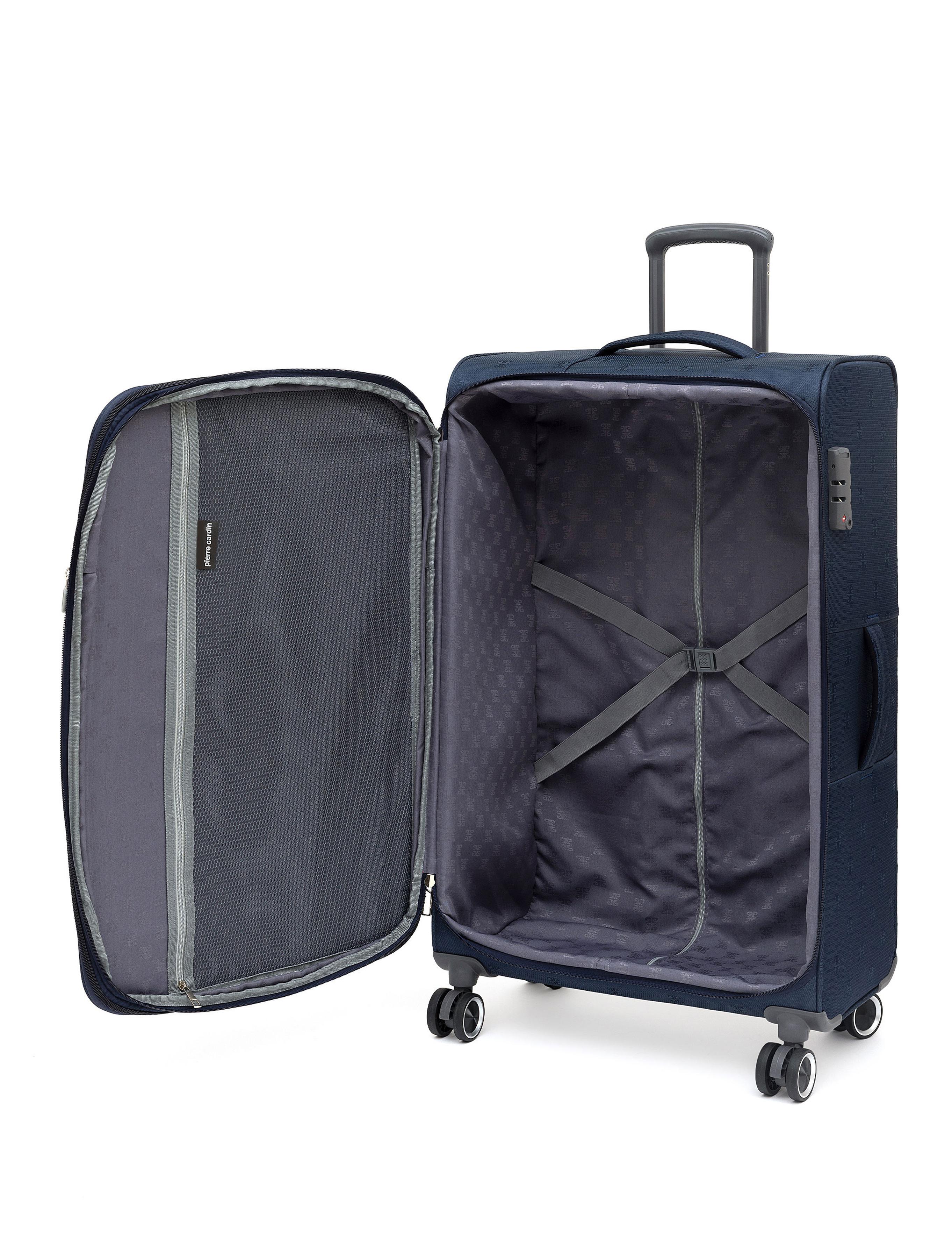 Lacivert Büyük Boy Kumaş Valiz